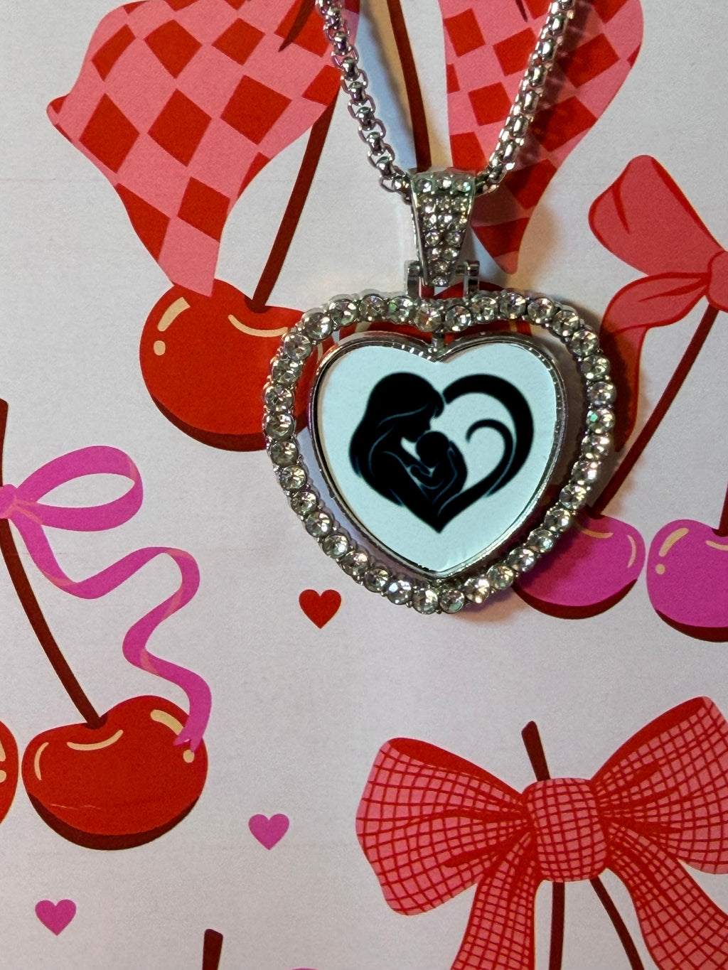 Mother and child necklace