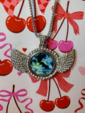 Humming bird necklace